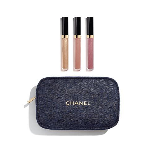 chanel lip gloss trio gift set|MAXIMUM BRILLIANCE Lipgloss trio .